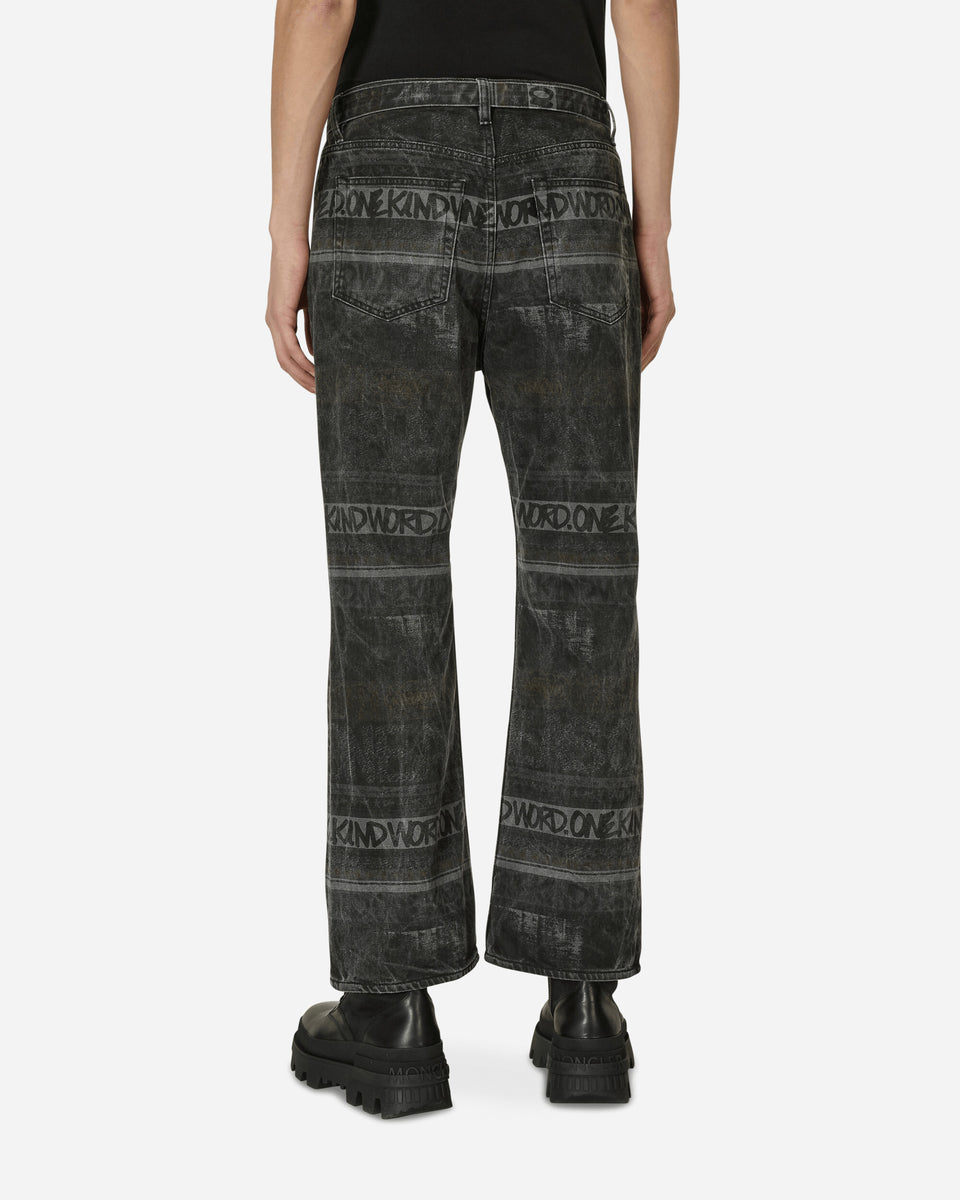 sacai Eric Haze Denim Pants Black - Slam Jam® Official Store