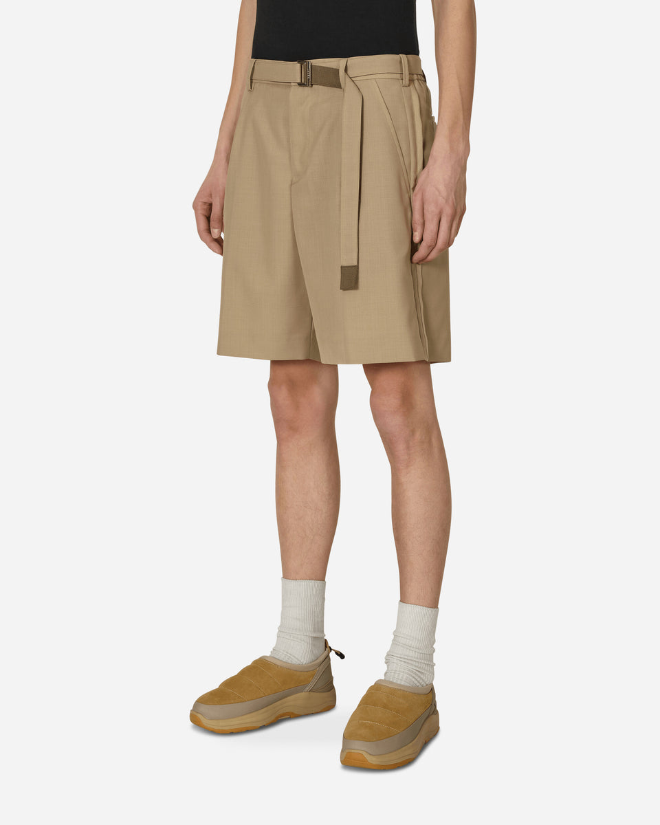 sacai Suiting Shorts Beige - Slam Jam® Official Store