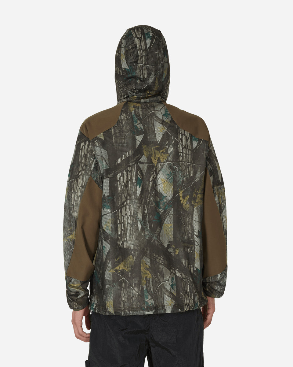 Snow Peak Printed Insect Shield Mesh Jacket Khaki - Slam Jam