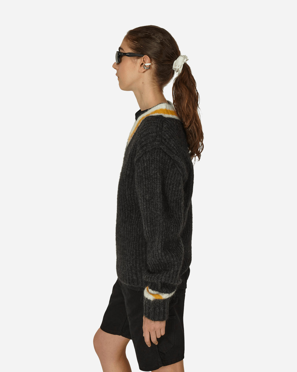 Stüssy Mohair Tennis Sweater Charcoal - Slam Jam® Official Store