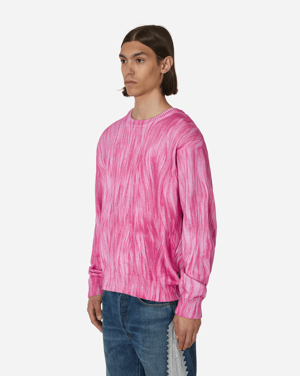 Stüssy Printed Fur Sweater Pink - Slam Jam® Official Store