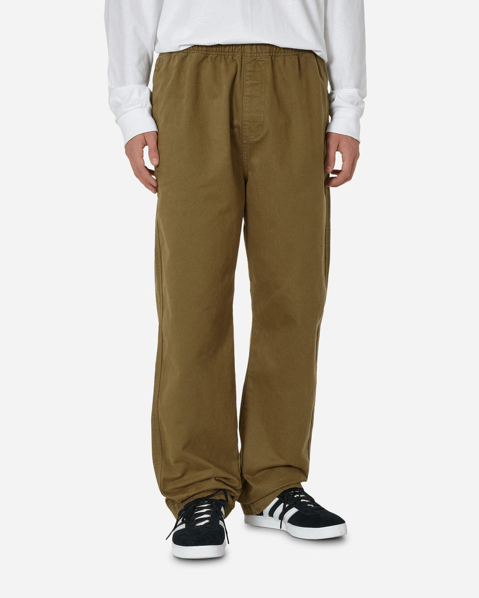 Brushed Beach Pants Olive