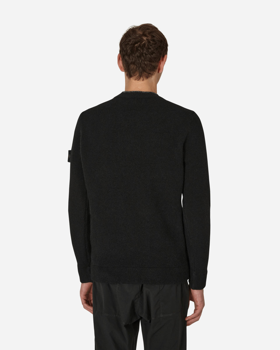 Double-Face Crewneck Sweater Black