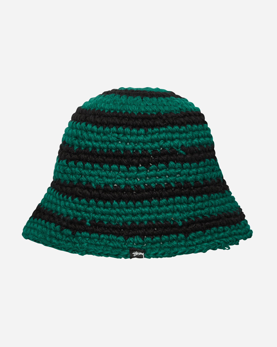 Stüssy Swirl Knit Bucket Hat Forest - Slam Jam Official Store