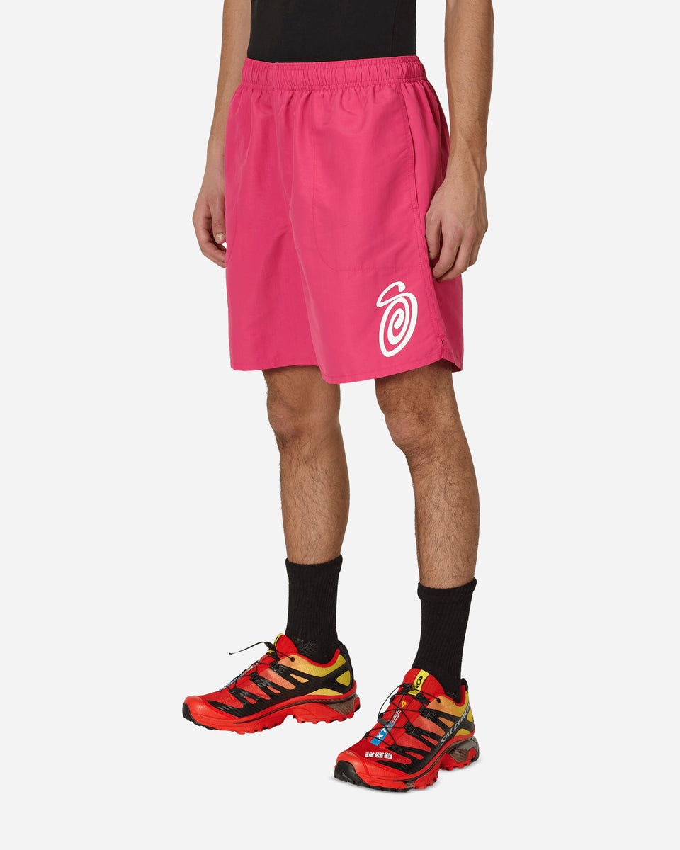 Curly S Water Shorts Fucshia