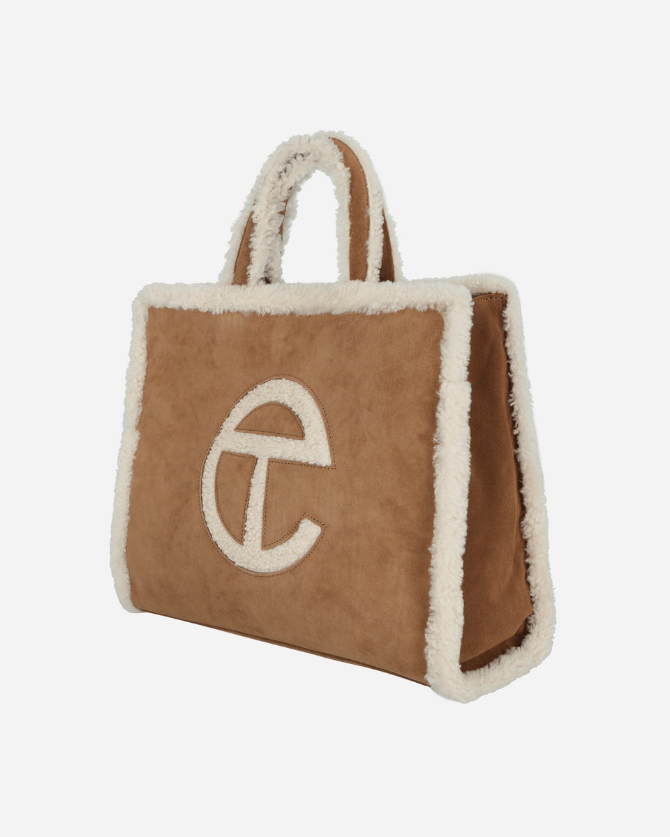 UGG x Telfar Medium Shearling Shopping Bag - Brown Totes, Handbags