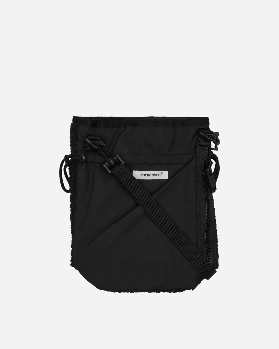 Undercover Reversible Drawstring Shoulder Pouch Black - Slam