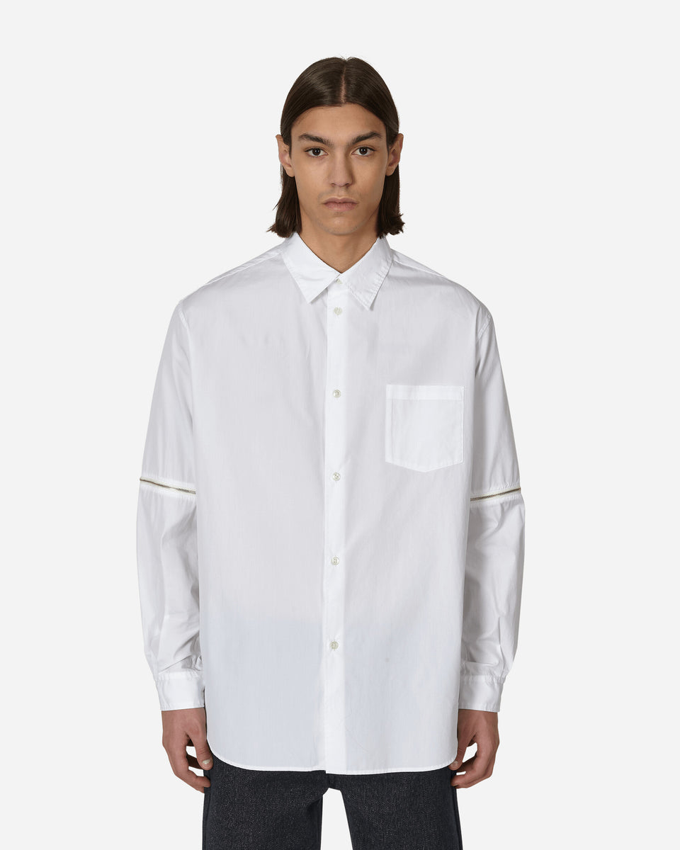 Undercover Zipper Shirt White - Slam Jam® Official Store