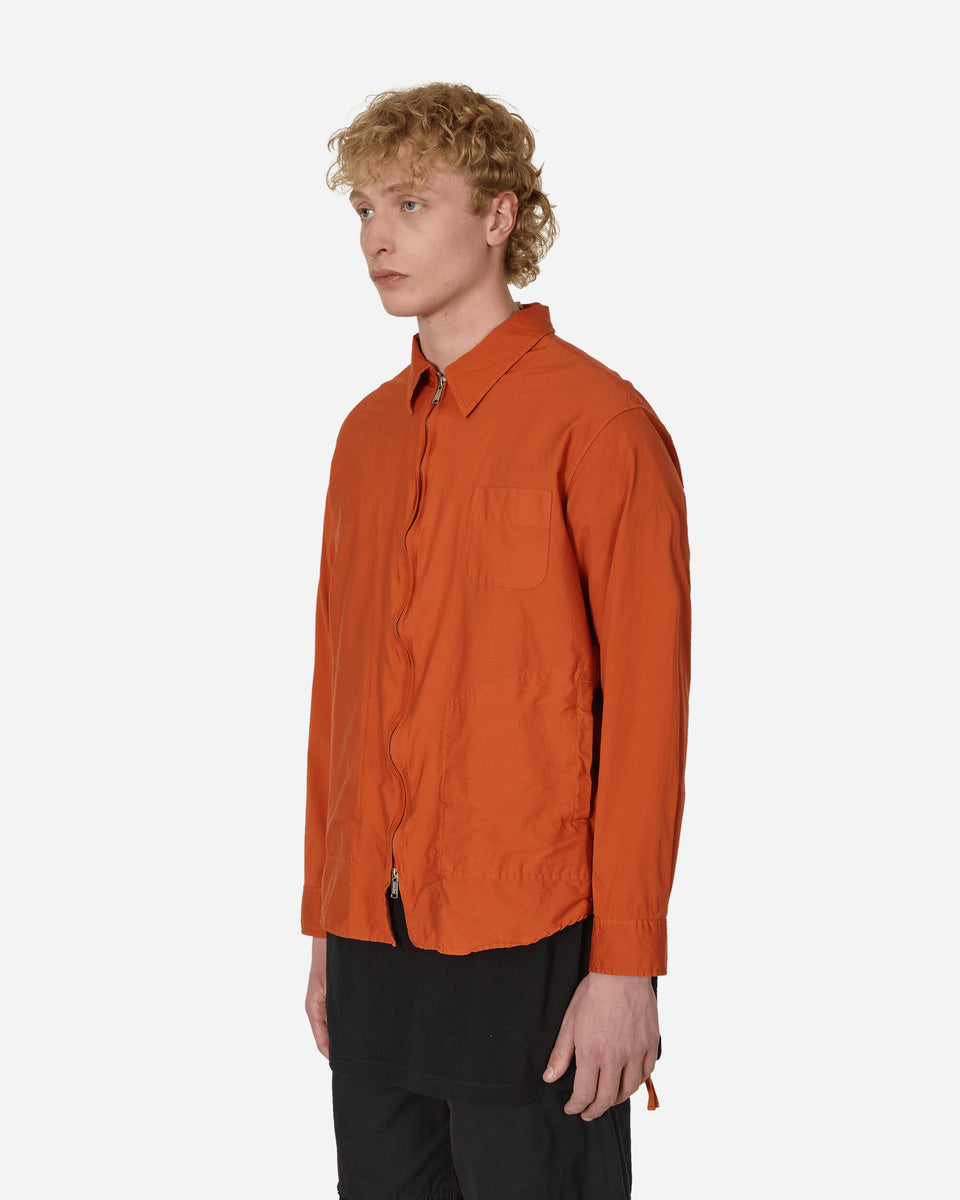 Zip Up Shirt Orange