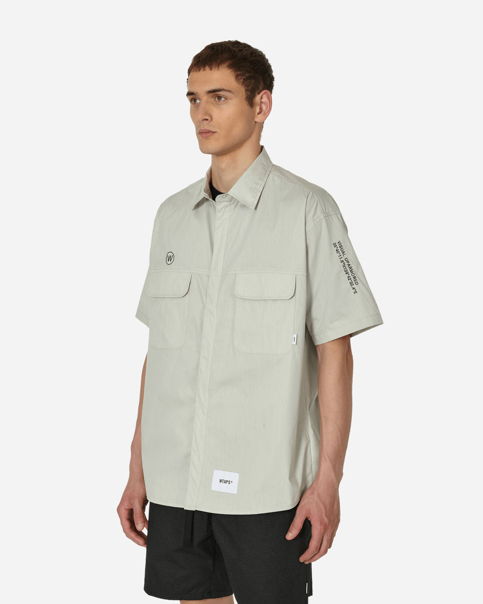 WTAPS CBW Shortsleeve Shirt Grey - Slam Jam® Official Store