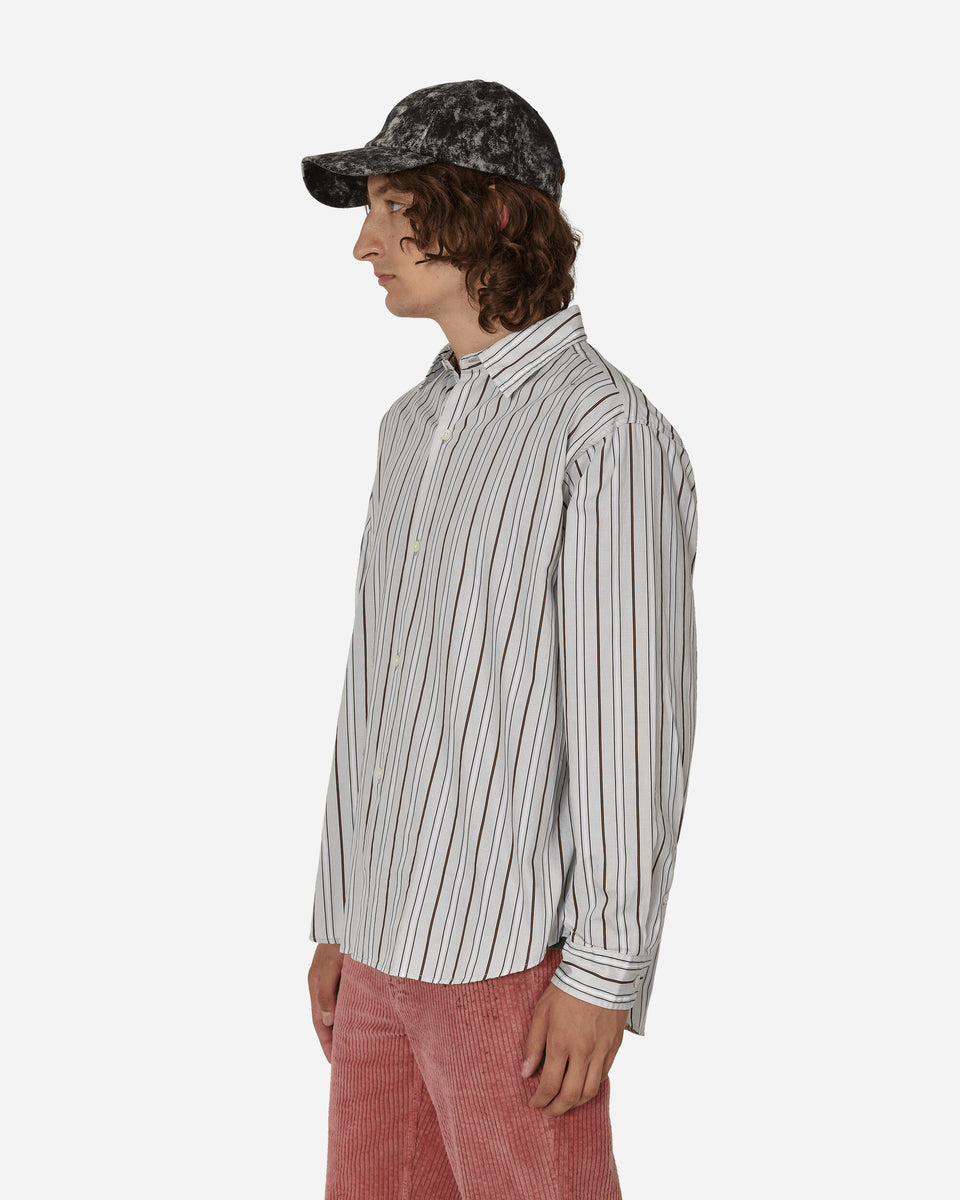 Generous Shirt Vintage Brown Stripe