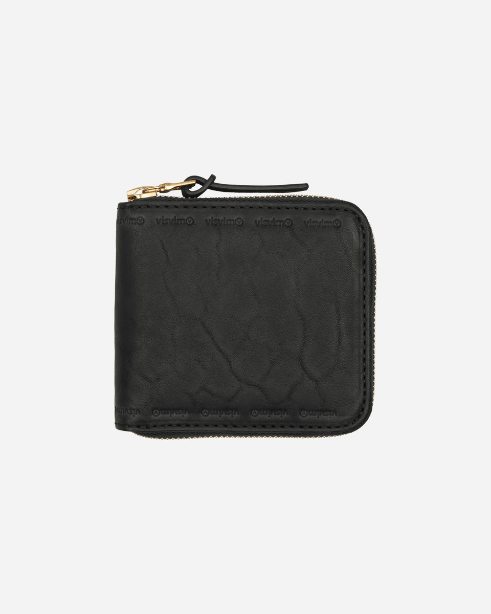 visvim Leather Bi-Fold Wallet Black - Slam Jam® Official Store