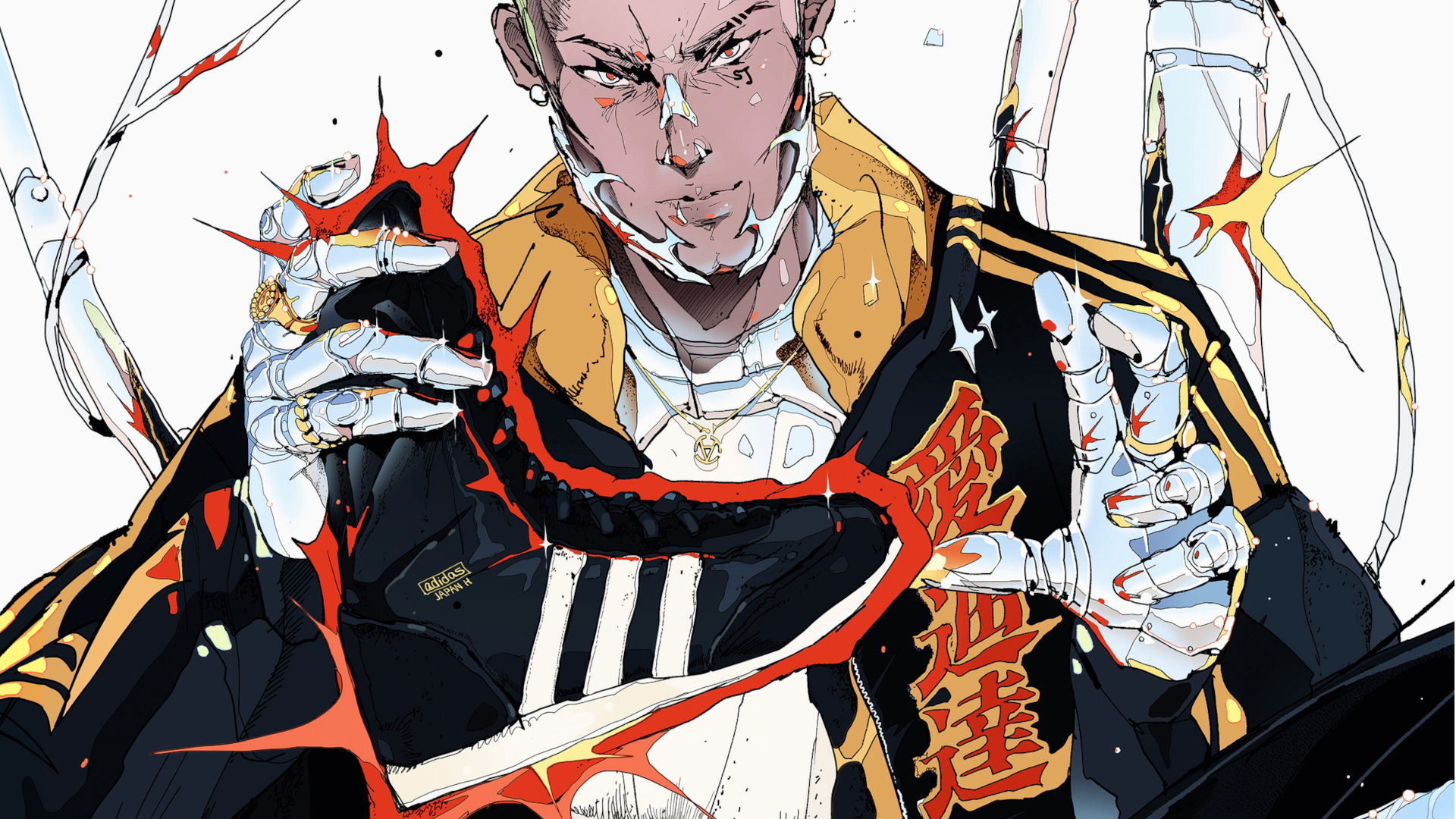 ADIDAS JAPAN H AND THE ART OF TRANSFORMATIVE MOVEMENT, AS SEEN WITH TAIWANESE ARTIST C.A. CHOU’S ILLUSTRATIONS.