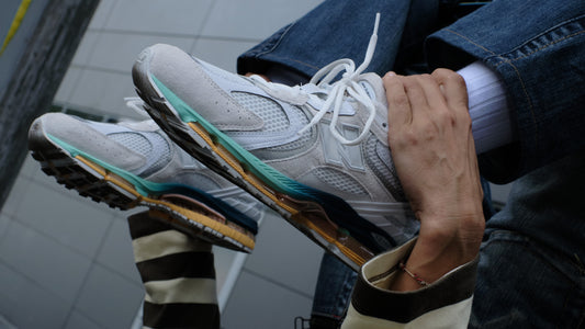SLACKLINE WALKERS BRING NEW BALANCE 1954R TO LIFE.