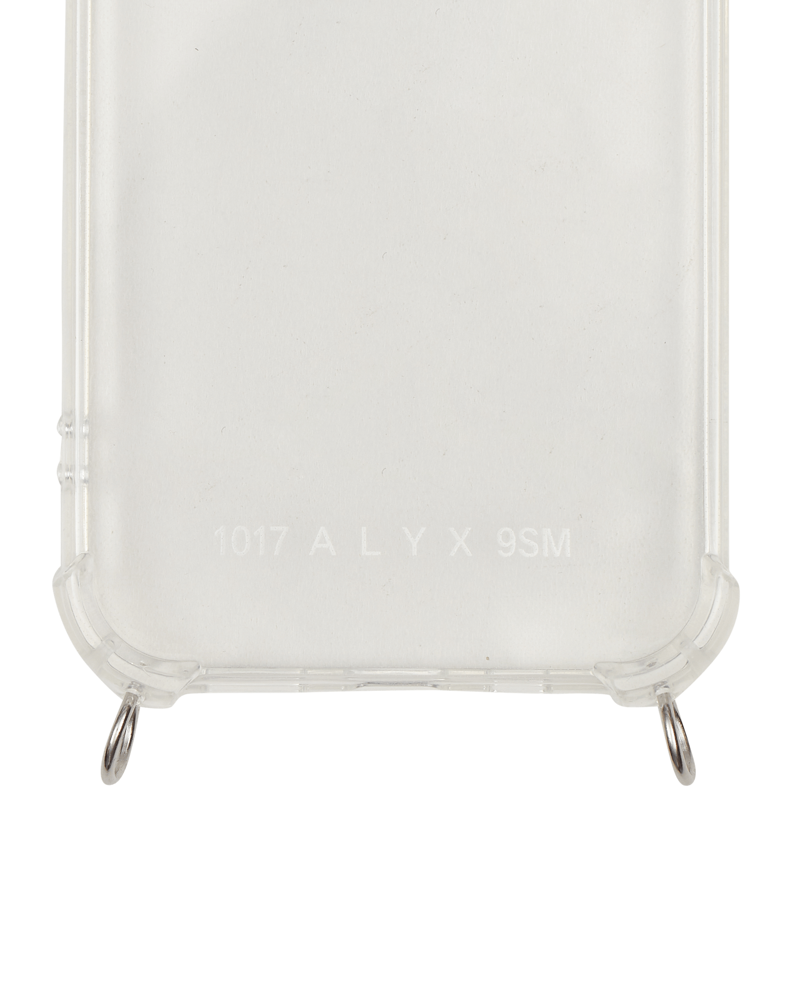 1017 Alyx 9SM Iphone Case 11 W Small Chunky Chain Trasparent/Silver Tech and Audio Phone Cases AAUTH0012OT08 MTY0001