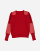 Slam Jam Wool Roundneck Military Sweater Red