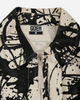 Utility Jacket With Ink Print White / Black