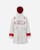 Space Odyssey Explosive Bolts Parka White