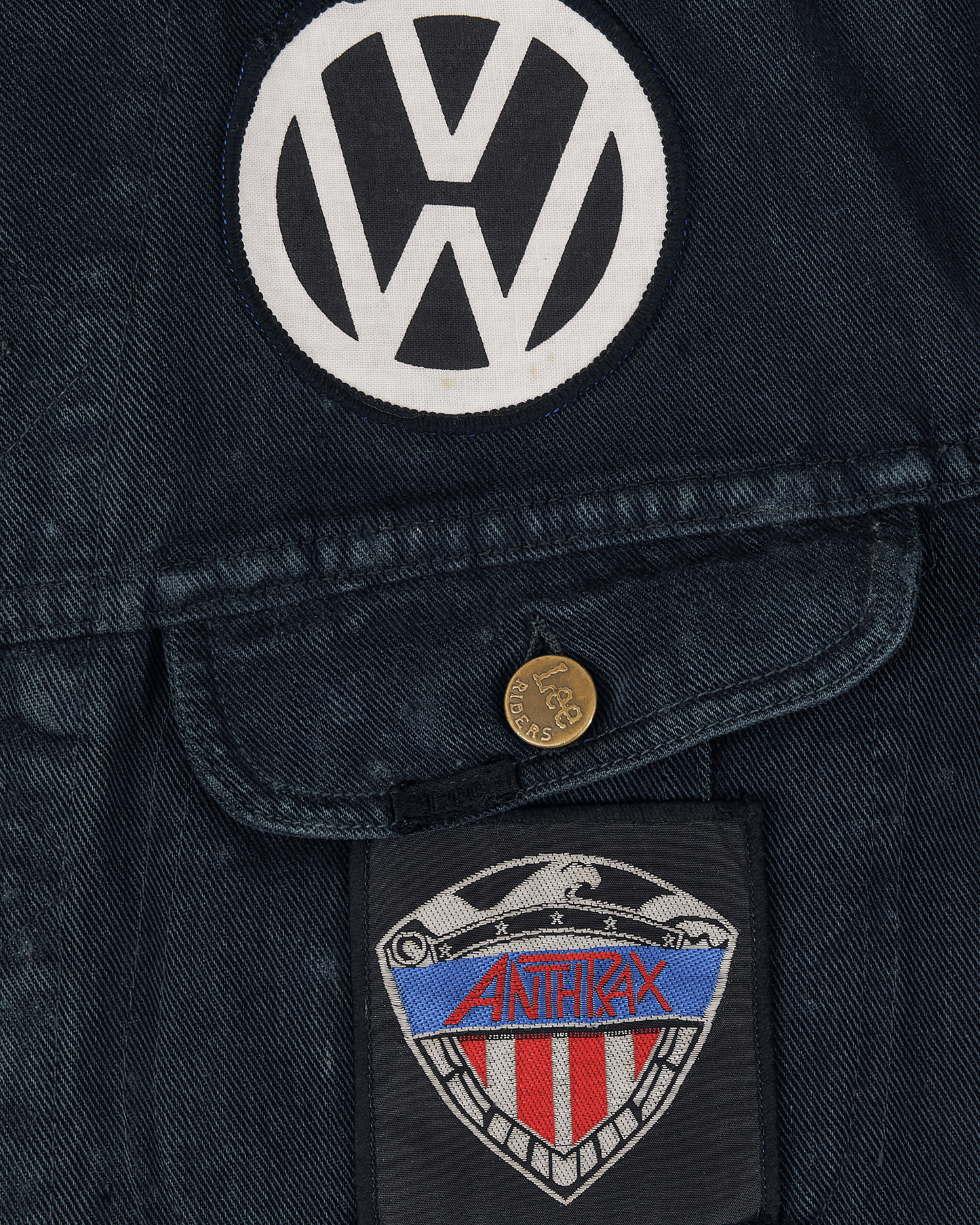 Custom Made Denim Jacket Black