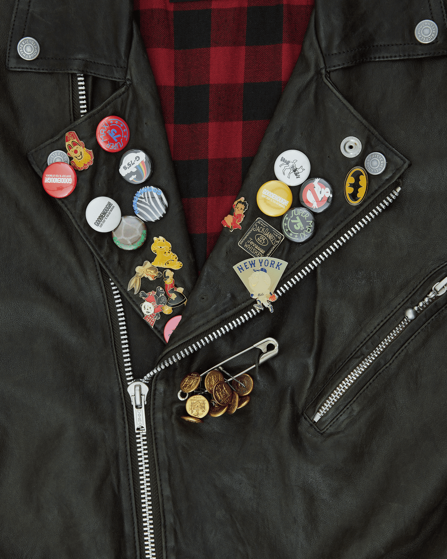 Double Riders Leather Jacket Black