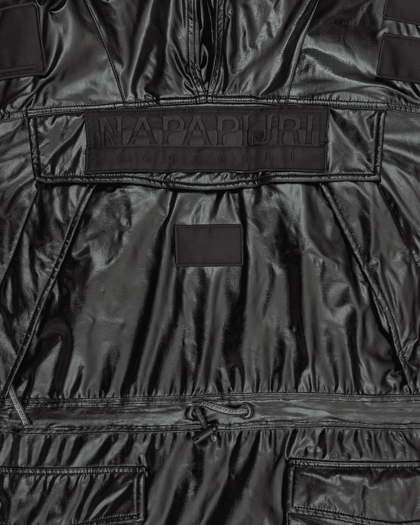 Martine Rose Skidoo Nas Long Anorak Parka Black