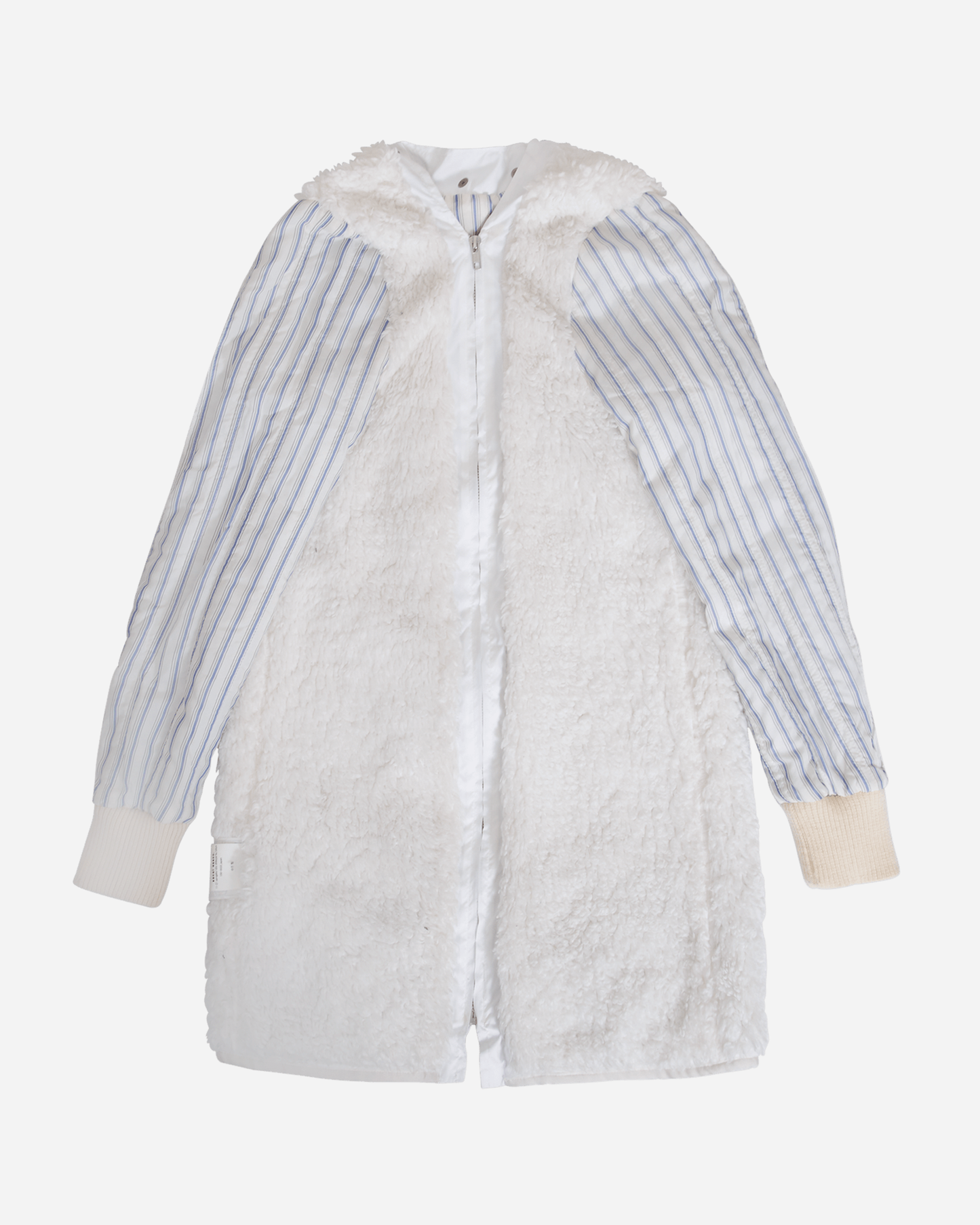 Double Parka Long Jacket White
