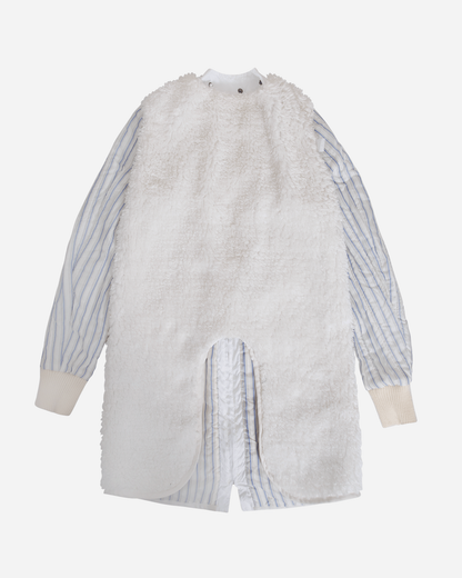 Double Parka Long Jacket White