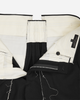 Destructured Wool Pants Black