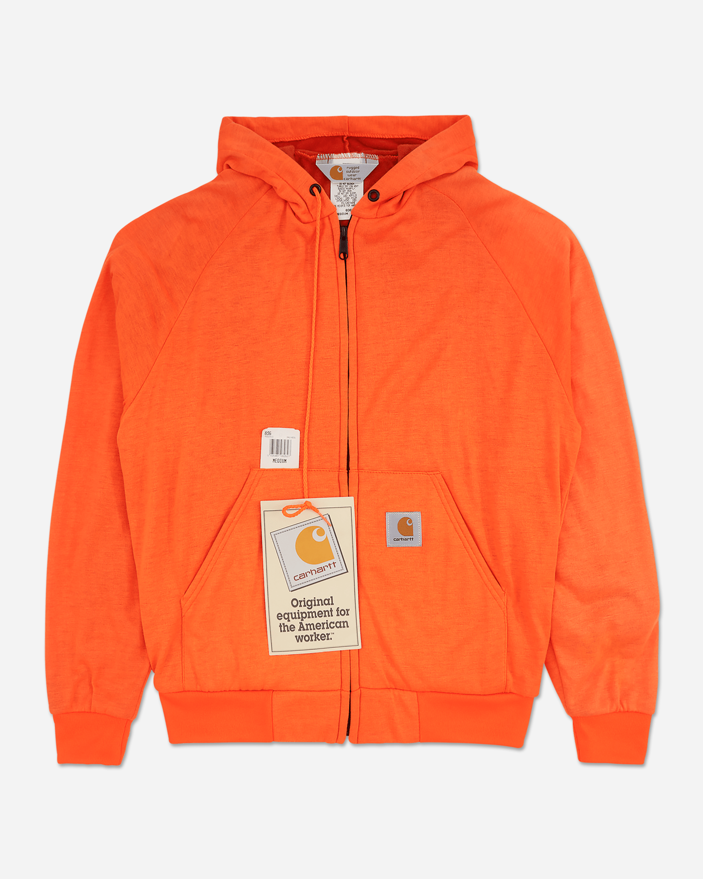 Thermo Car-Lux Zip Hooded Sweatshirt Neon Orange