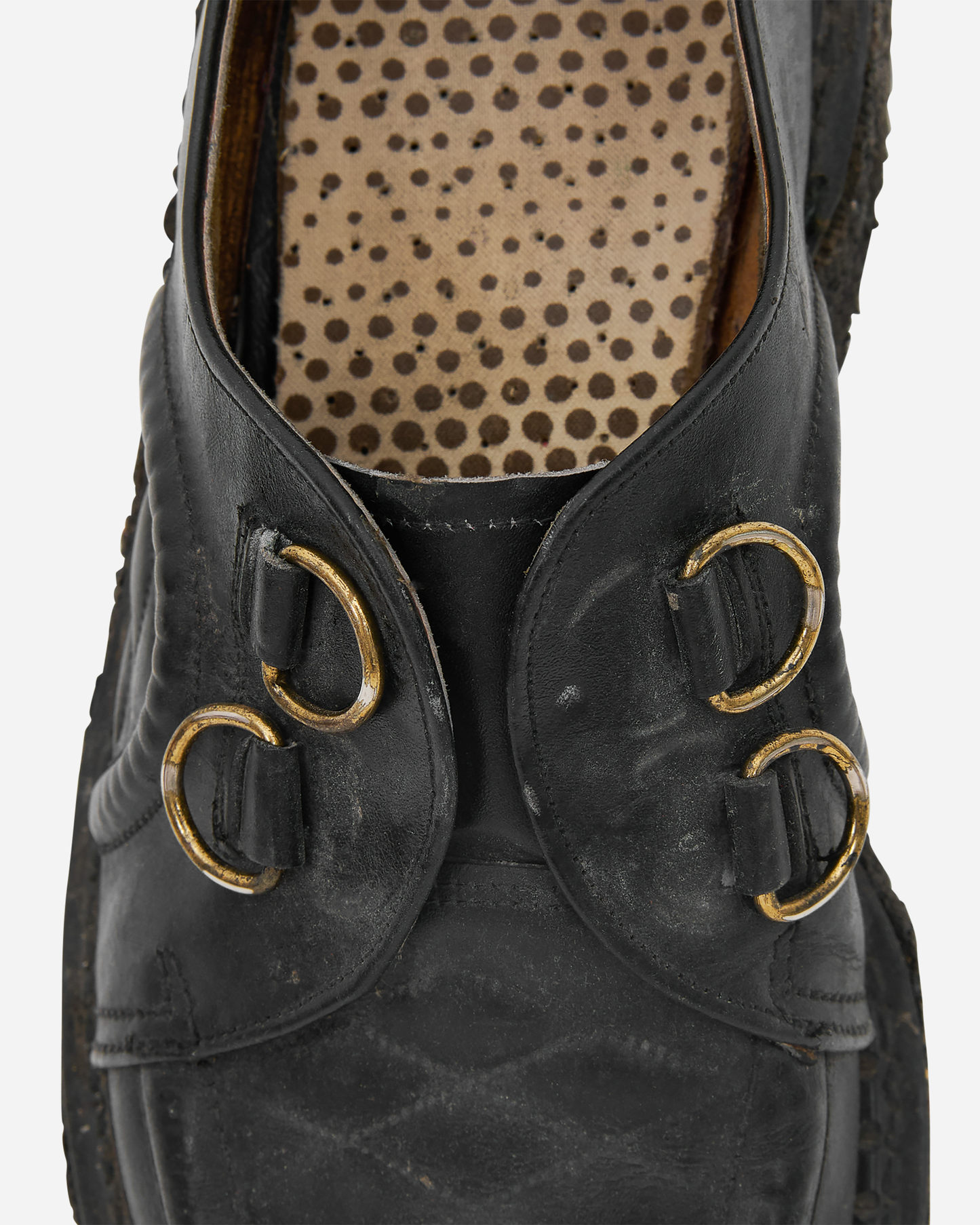 Dace Leather Creepers Black