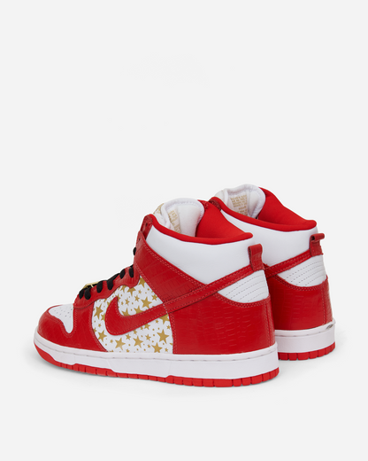 Supreme Dunk High PRO SB Sneakers White / Varsity Red