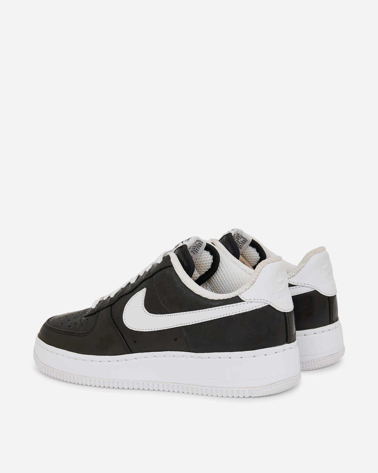 Slam Jam Air Force 1 Low Supreme I/0 Optical Force Sneakers Black