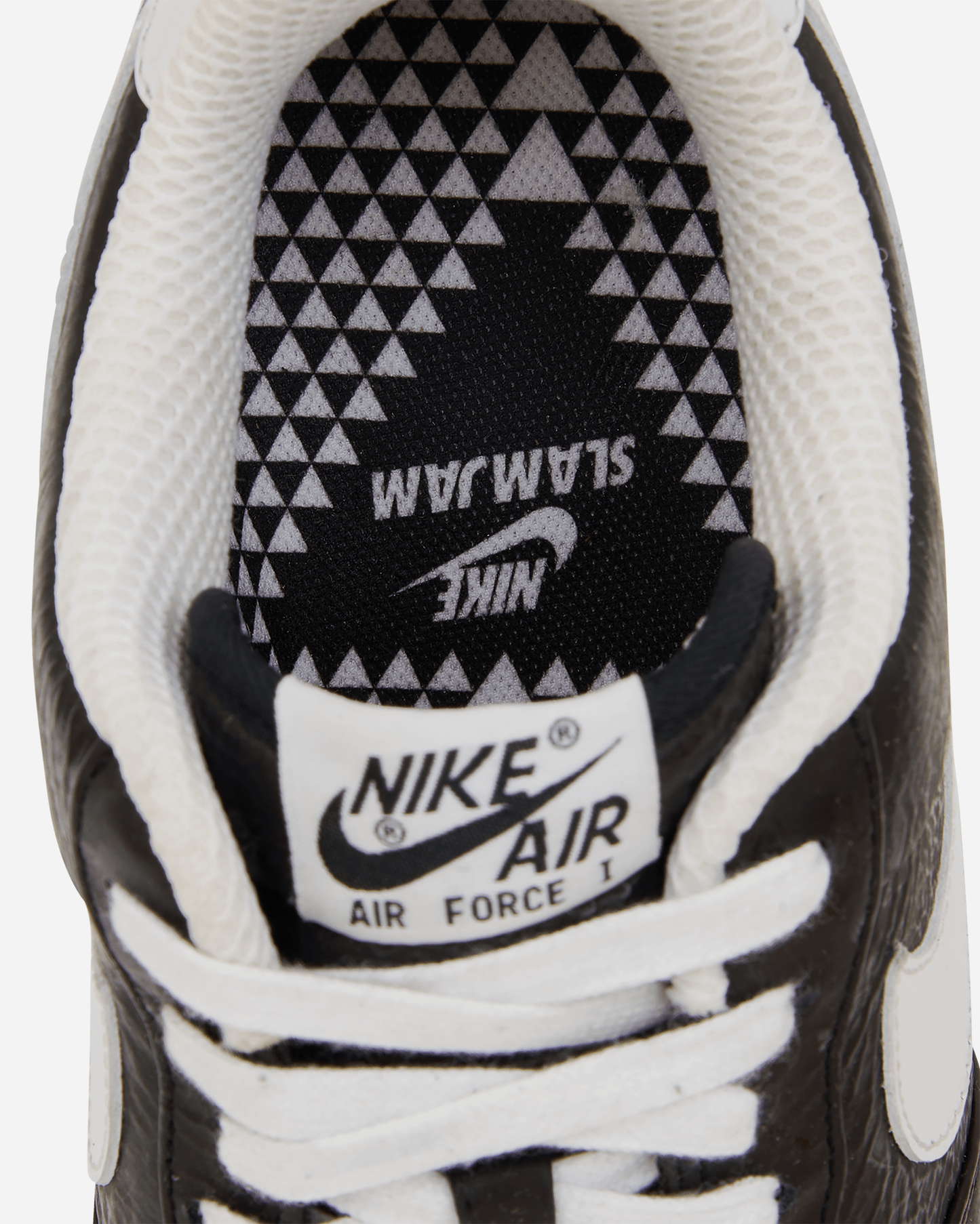 Slam Jam Air Force 1 Low Supreme I/0 Optical Force Sneakers Black