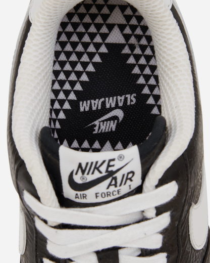 Slam Jam Air Force 1 Low Supreme I/0 Optical Force Sneakers Black