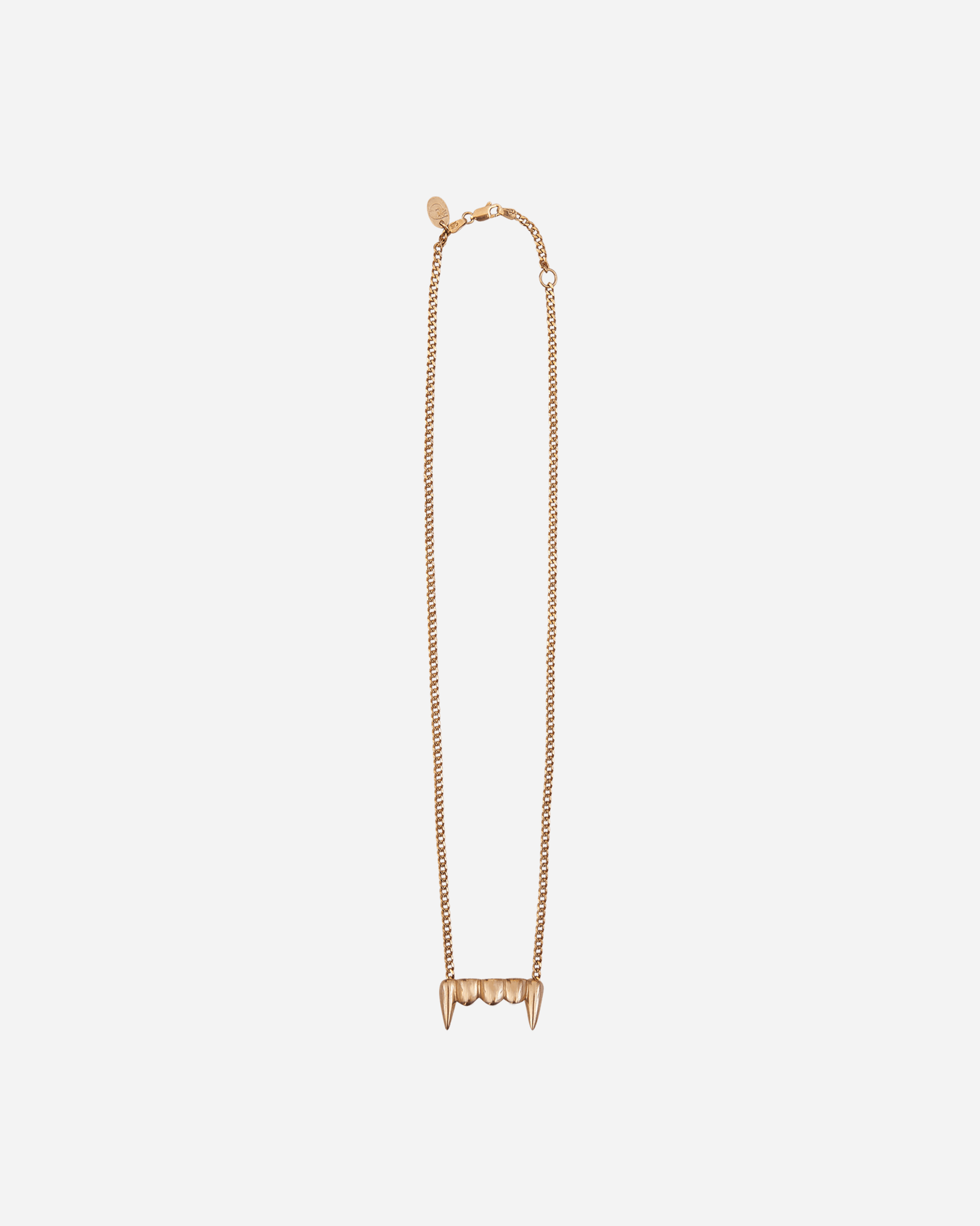 Teeth Necklace Gold