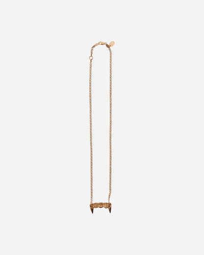 Teeth Necklace Gold