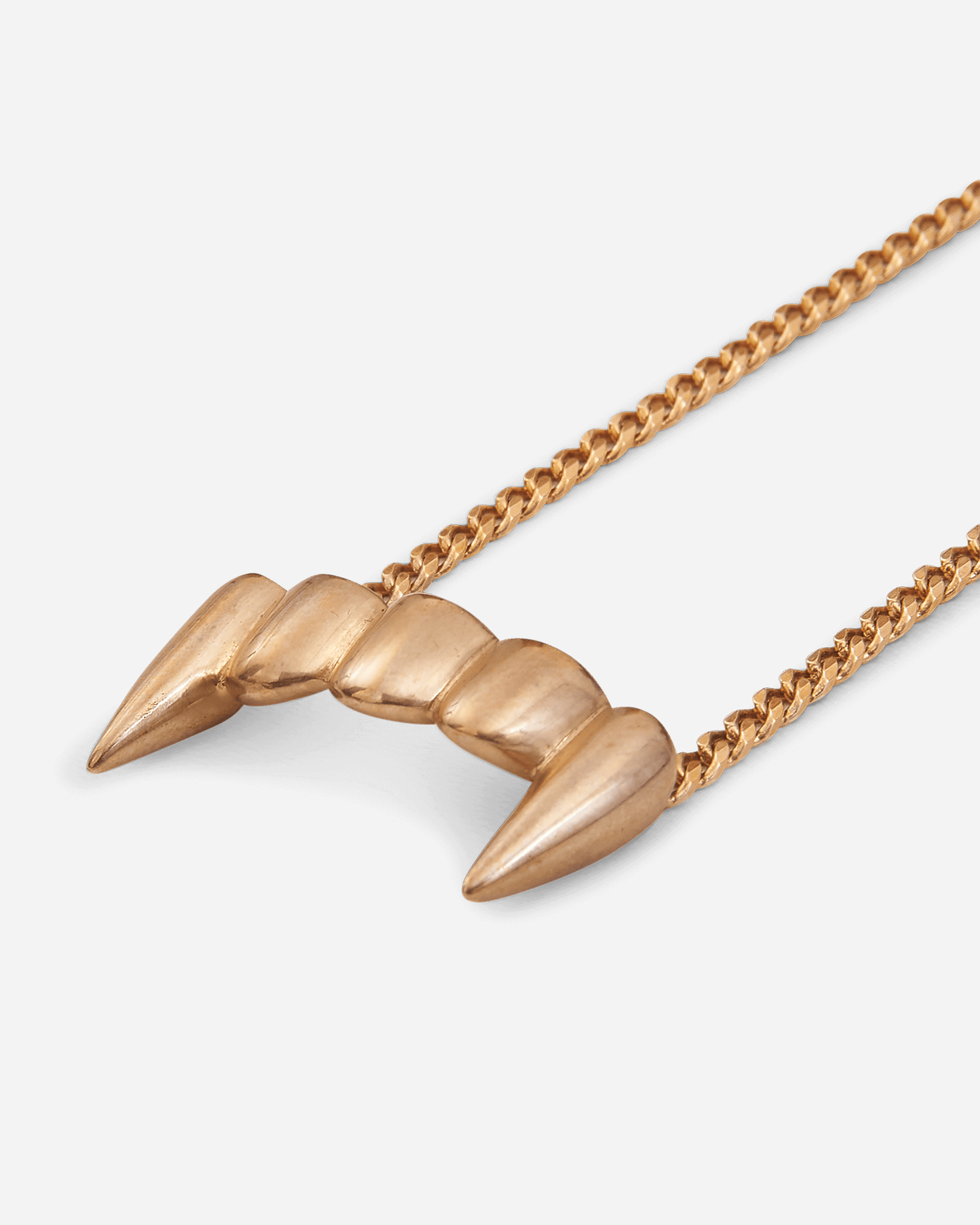 Teeth Necklace Gold