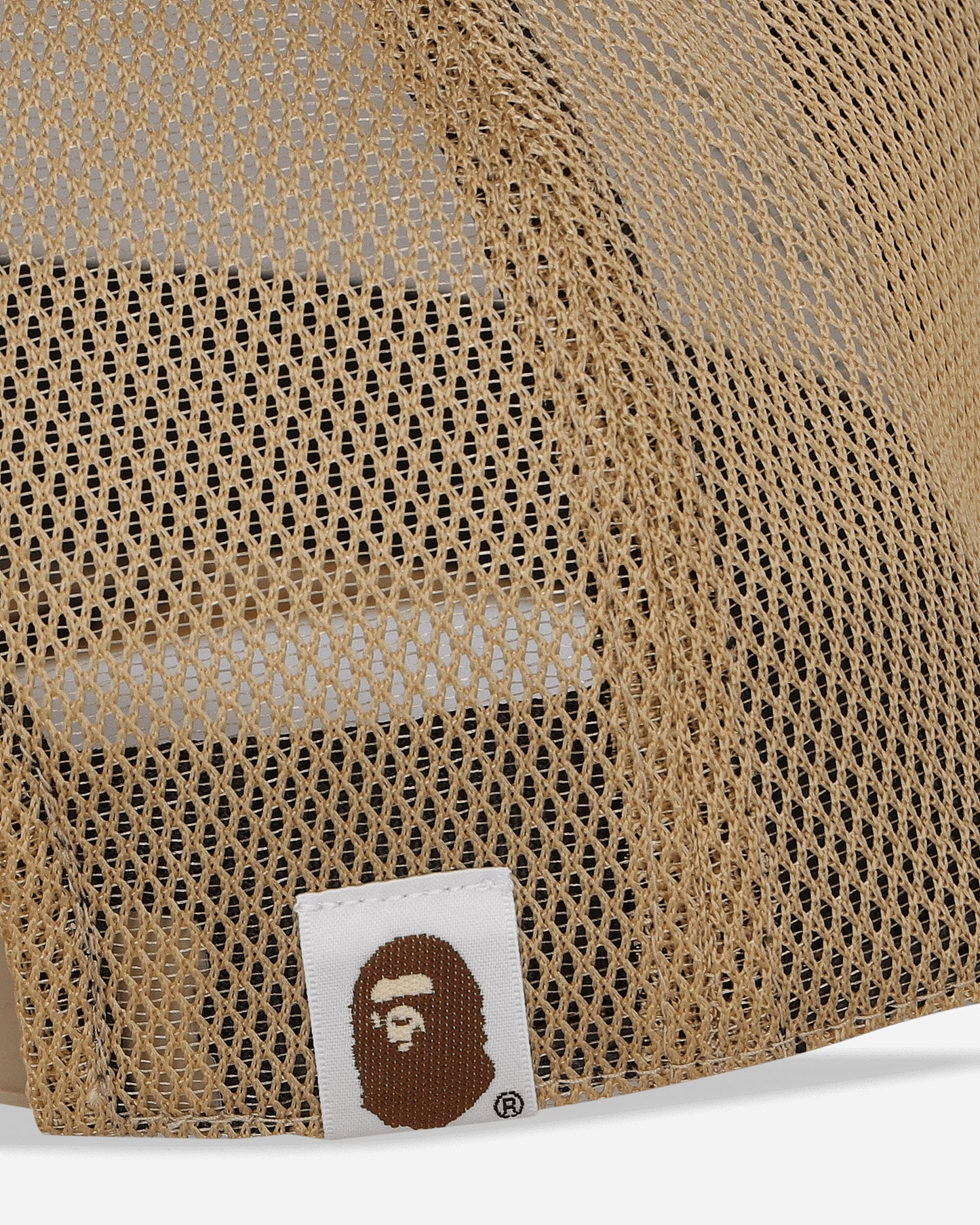 A Bathing Ape 1St Camo College Mesh Cap M Yellow Hats Caps 1L80180001 YELLOW