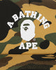 A Bathing Ape 1St Camo College Mesh Cap M Yellow Hats Caps 1L80180001 YELLOW