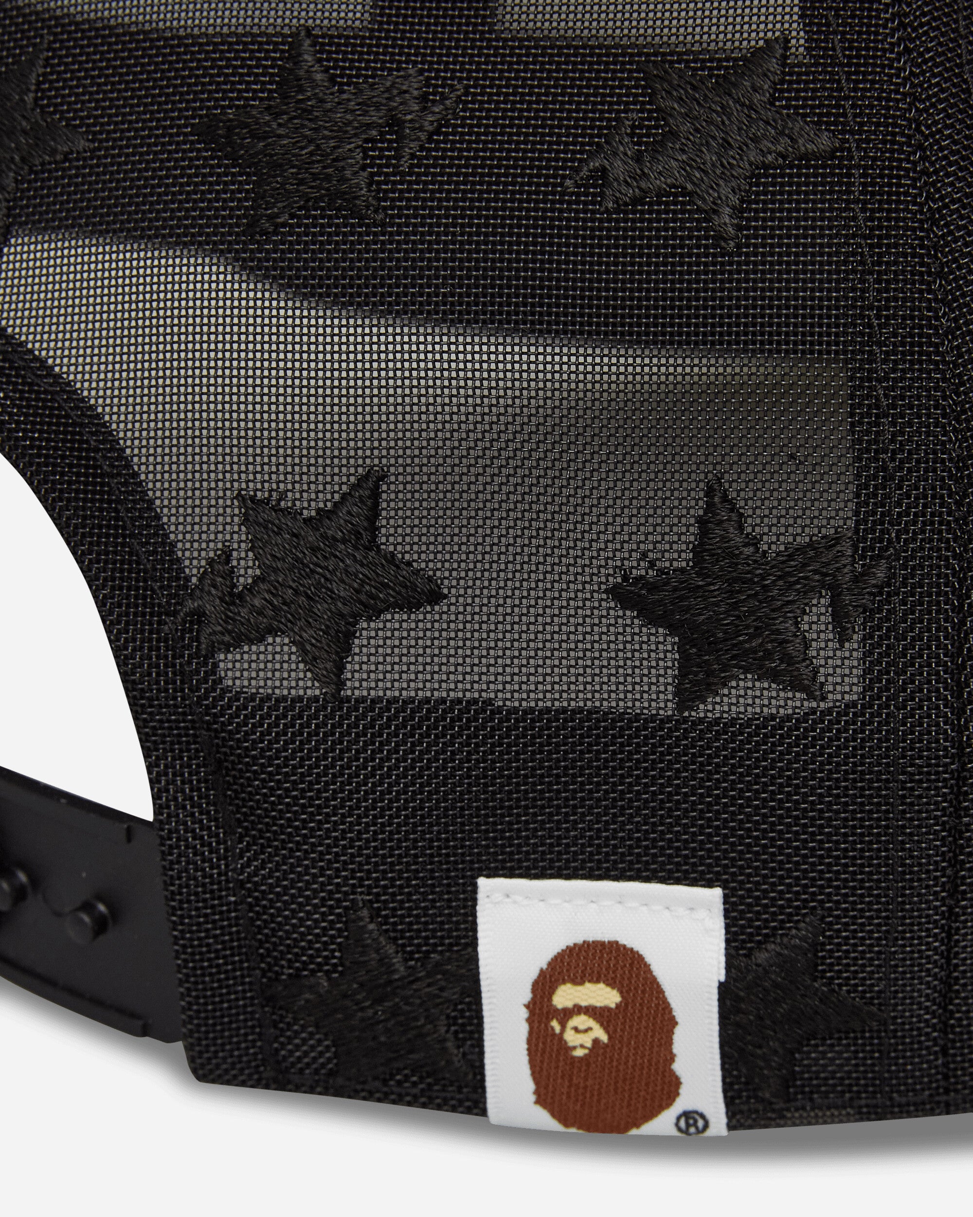 A Bathing Ape Bape Sta Mesh Cap Black Hats Caps 1M30180004 BLACK