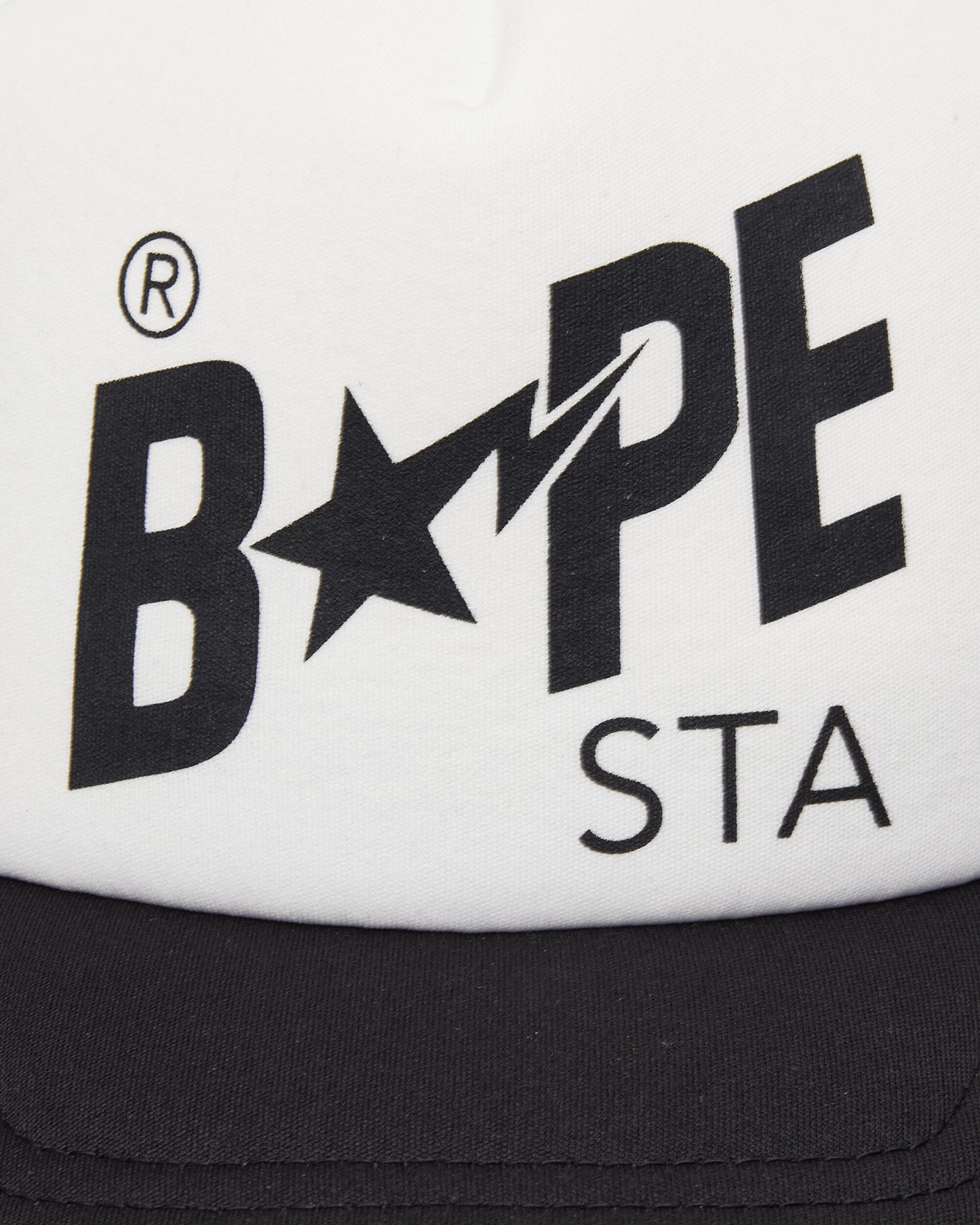 A Bathing Ape Bape Sta Mesh Cap Black Hats Caps 1M30180004 BLACK