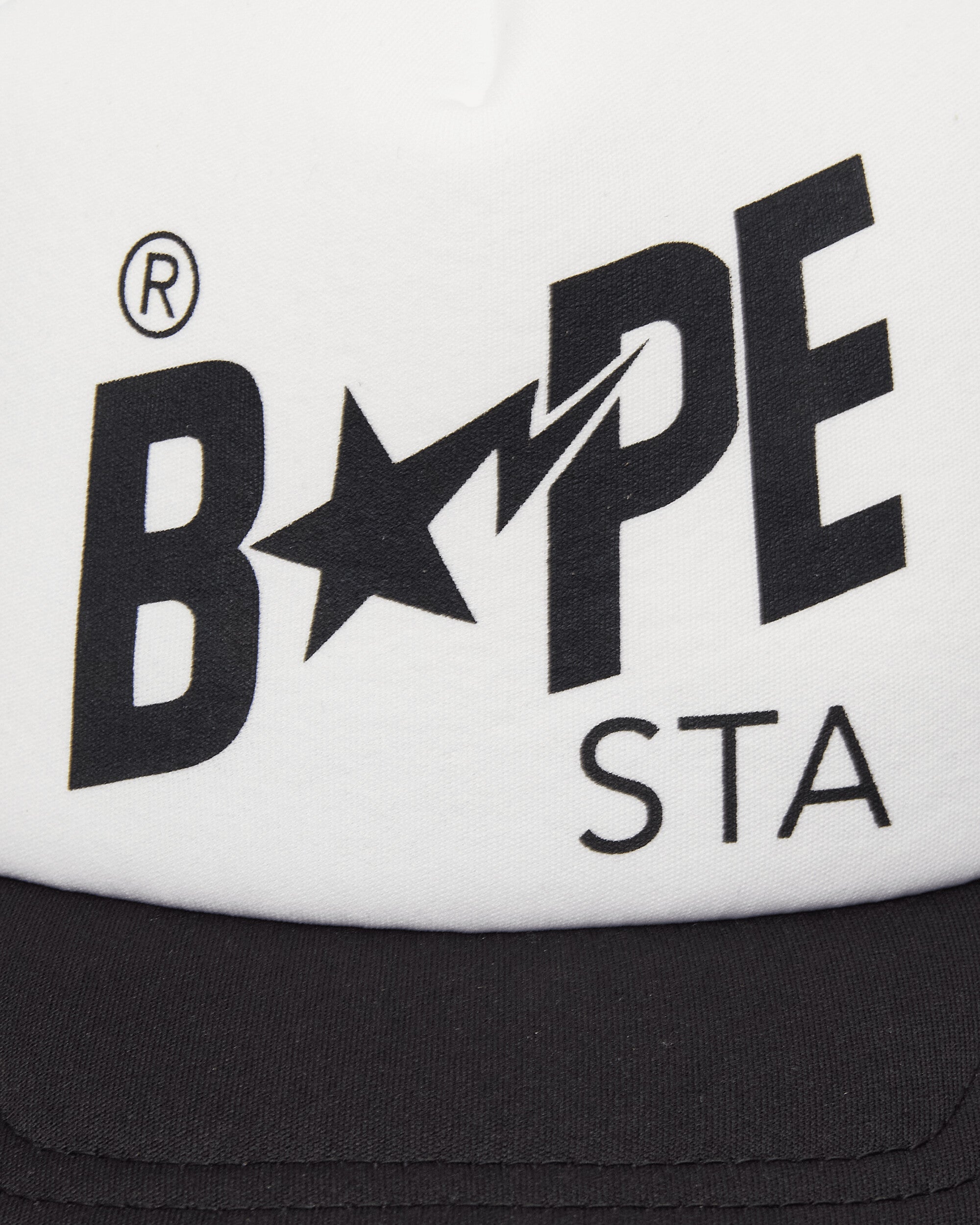 A Bathing Ape Bape Sta Mesh Cap Black Hats Caps 1M30180004 BLACK