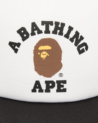 A Bathing Ape College Mesh Cap Black Hats Caps 1M80180001 BKX