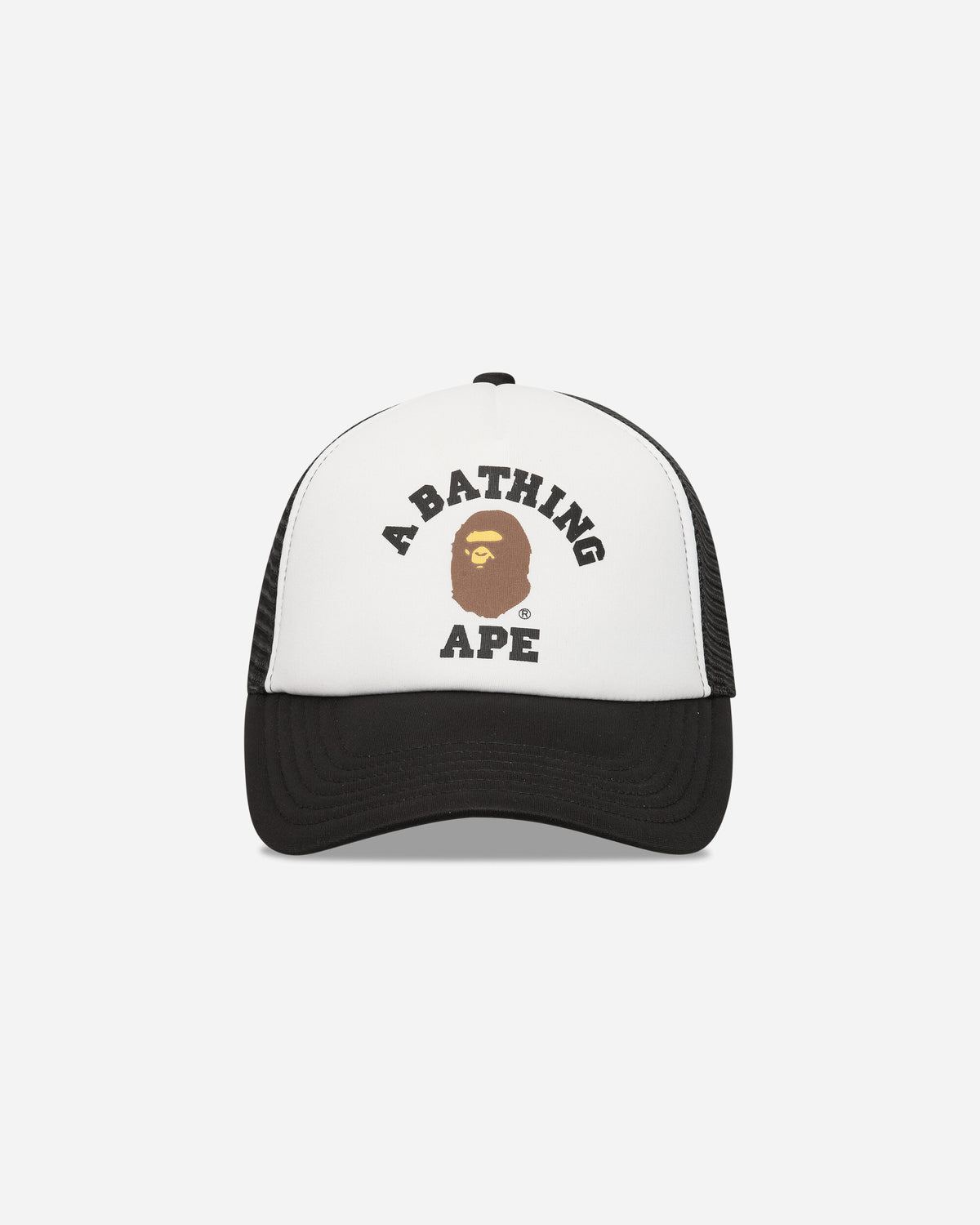 A Bathing Ape College Mesh Cap Black Hats Caps 1M80180001 BKX