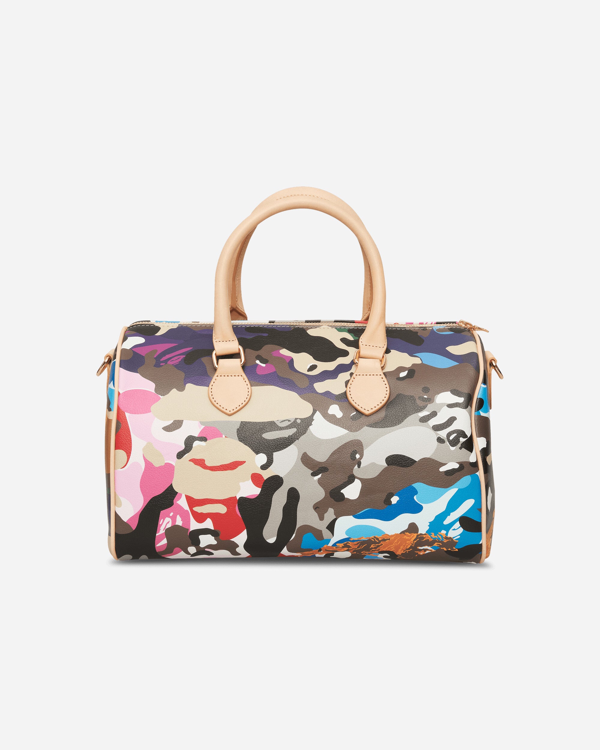 A Bathing Ape Hybrid Camo Medium Boston Bag Multi Bags and Backpacks Travel Bags 1M80289305 MLX