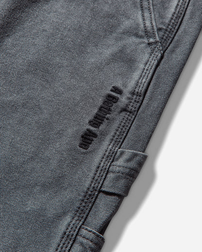 A Bathing Ape Garment Dye Relaxed Fit Work Pants M Charcoal Pants Casual 1L80152309 CHARCOAL