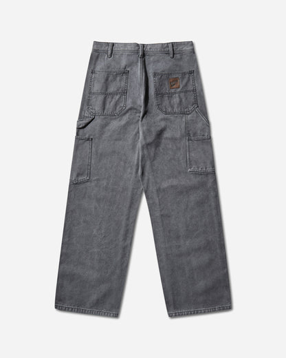A Bathing Ape Garment Dye Relaxed Fit Work Pants M Charcoal Pants Casual 1L80152309 CHARCOAL