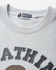 A Bathing Ape College Crewneck Sweatshirt Gray Sweatshirts Crewneck 1M80113303 GYX