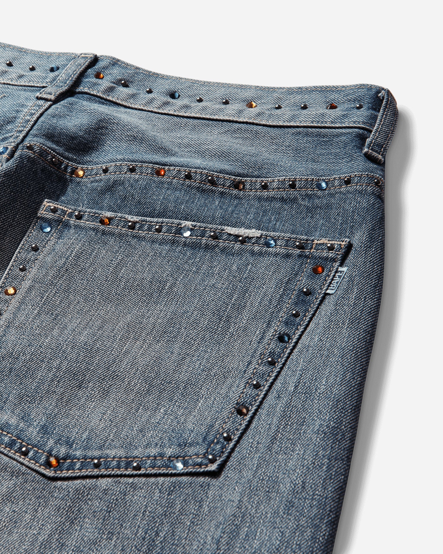 A Bathing Ape Color Stone 13 Oz Denim Pants M Indigo Pants Denim 1L80150002 INDIGO