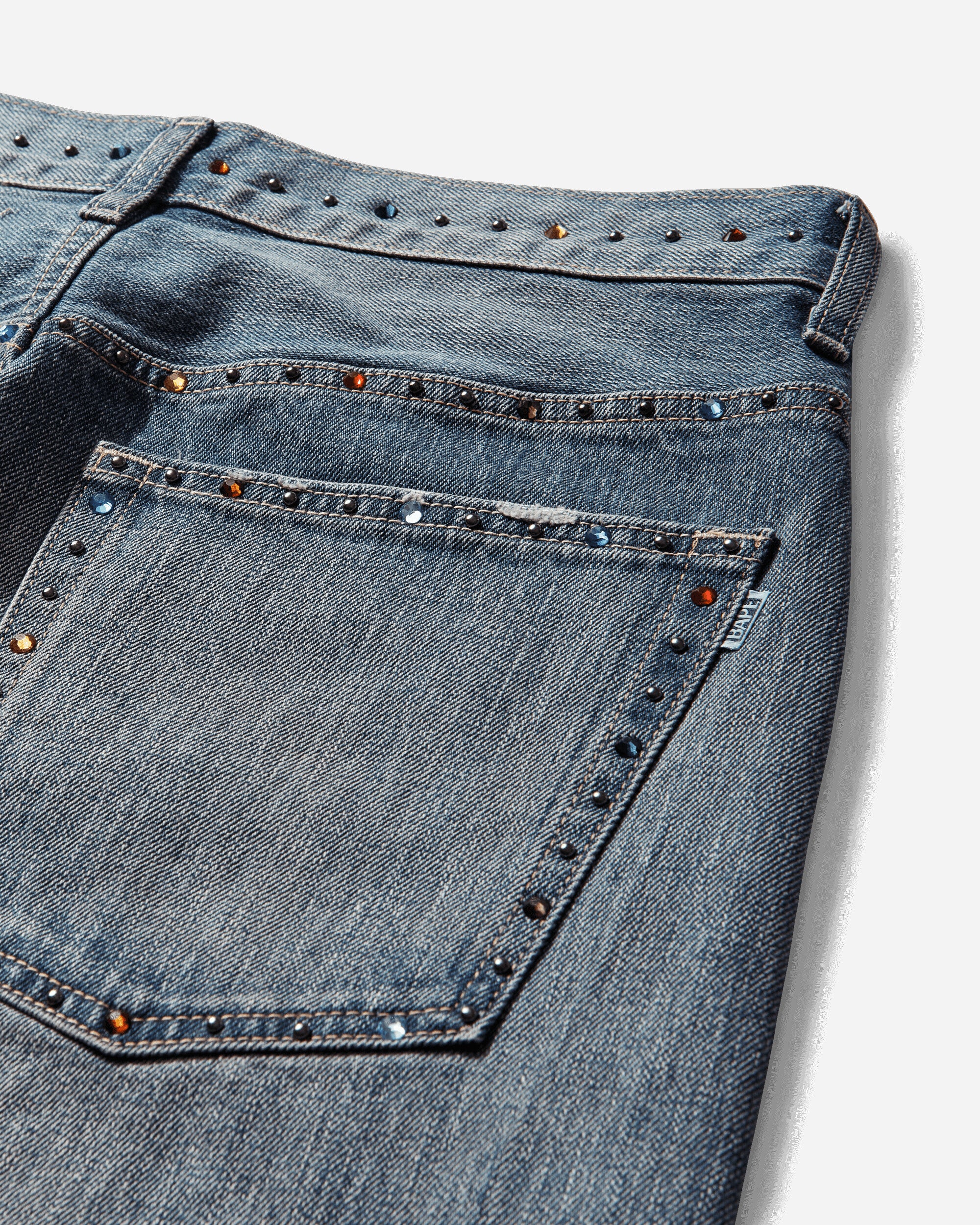 A Bathing Ape Color Stone 13 Oz Denim Pants M Indigo Pants Denim 1L80150002 INDIGO